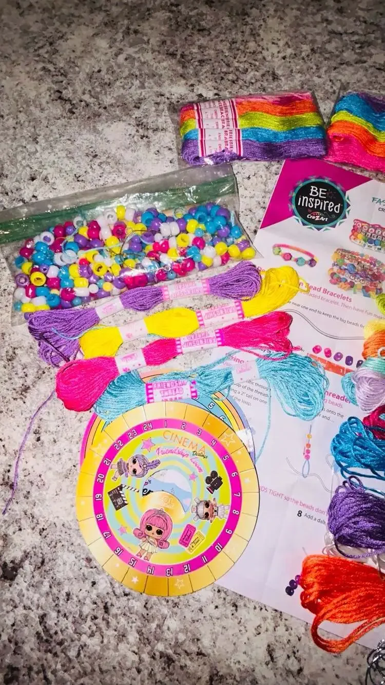 Be Inspired by Cra-Z-Art A-B-C Fashion Bead and Friendship Bracelet Jewelry Kit